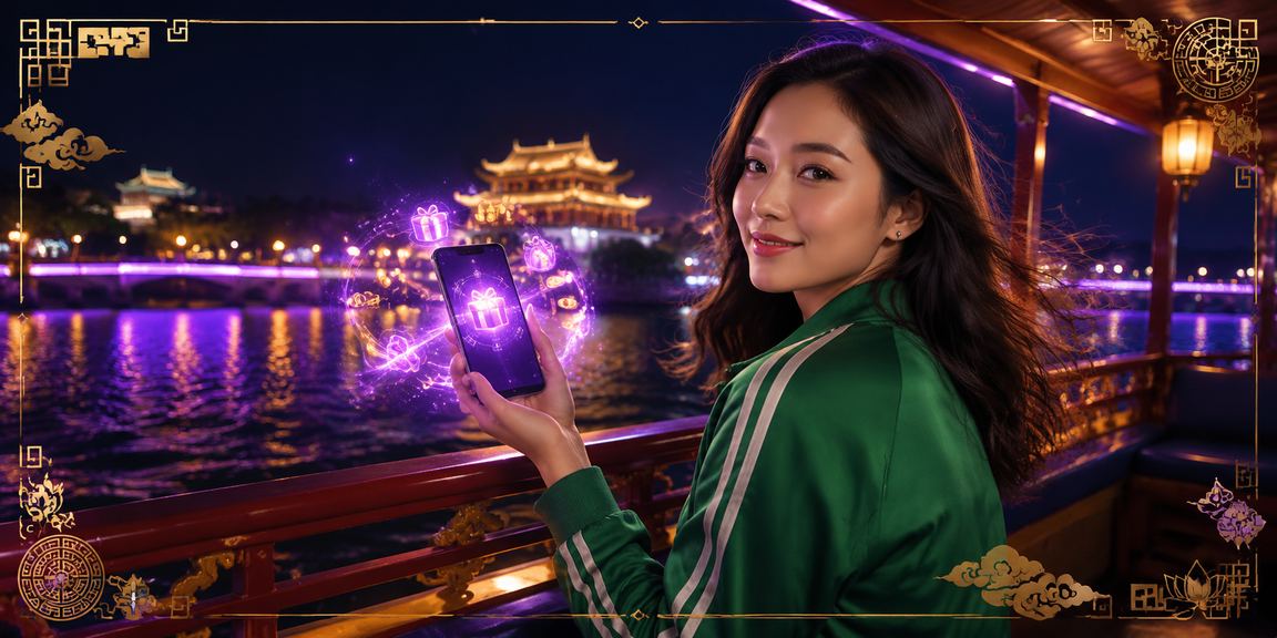 Người dùng tại Huế đăng ký tài khoản và nhận bonus với ánh đèn neon rực rỡ