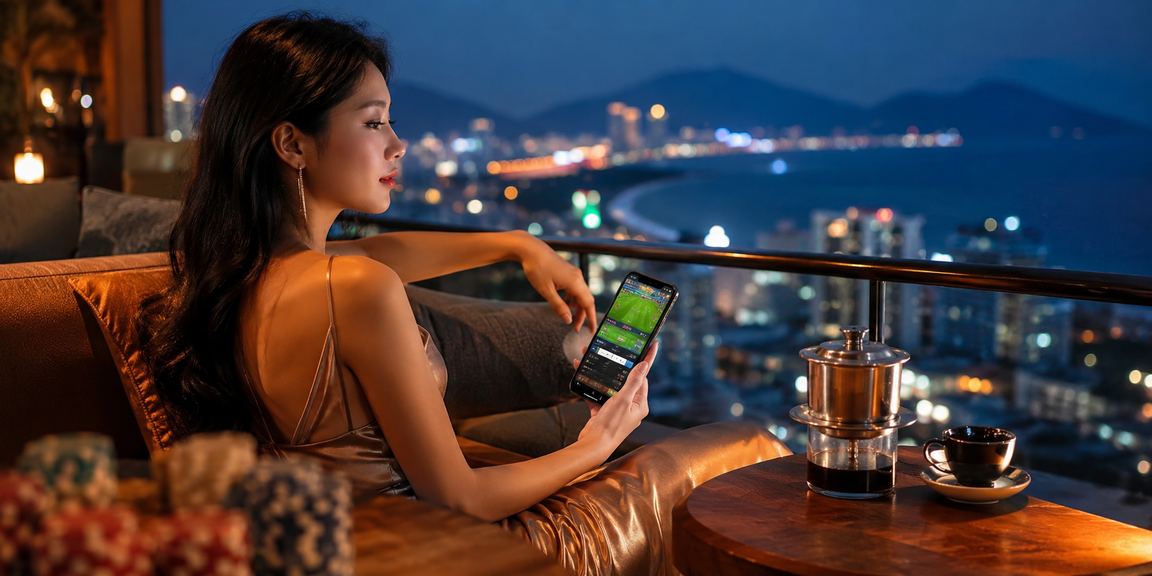 Người dùng VIP xsmtr7 kiểm tra tài khoản an toàn tại quán cà phê Vũng Tàu